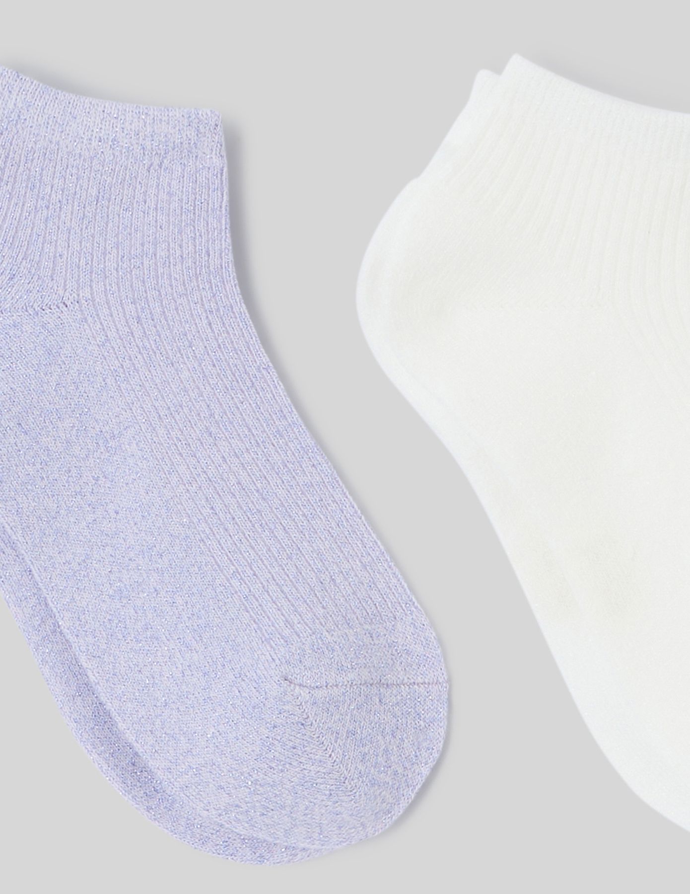 Lot de 3 paires de socquettes lurex