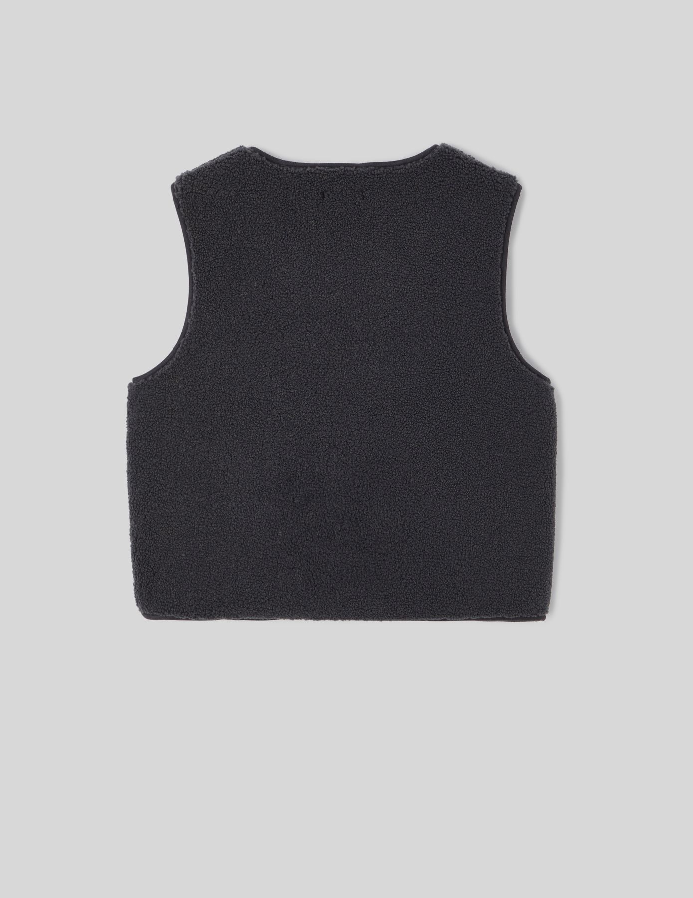 Gilet sans manches en sherpa