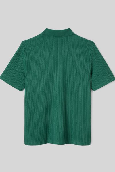 Polo matière fantaisie