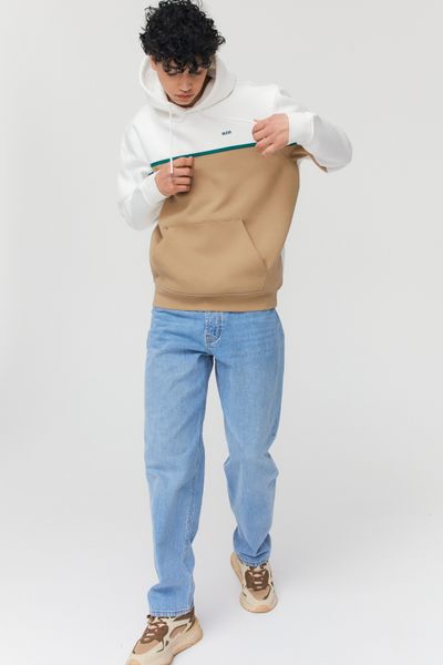 Sweat colorblock avec bande contrastée
