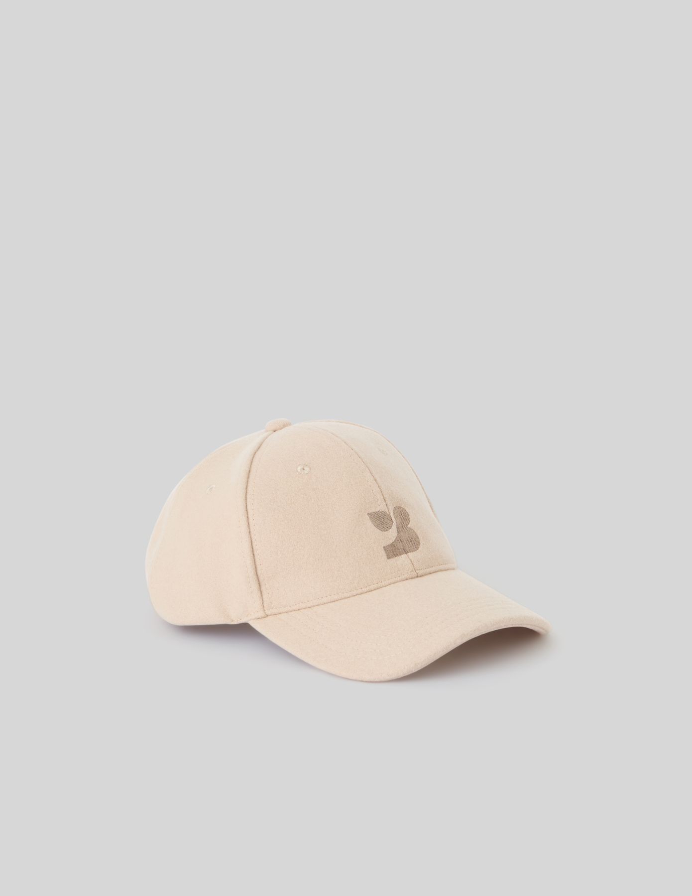 Casquette en laine broderie