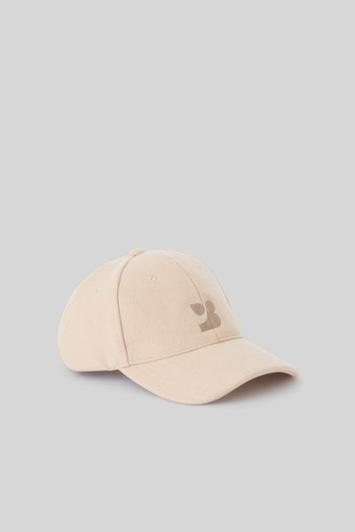Casquette en laine broderie
