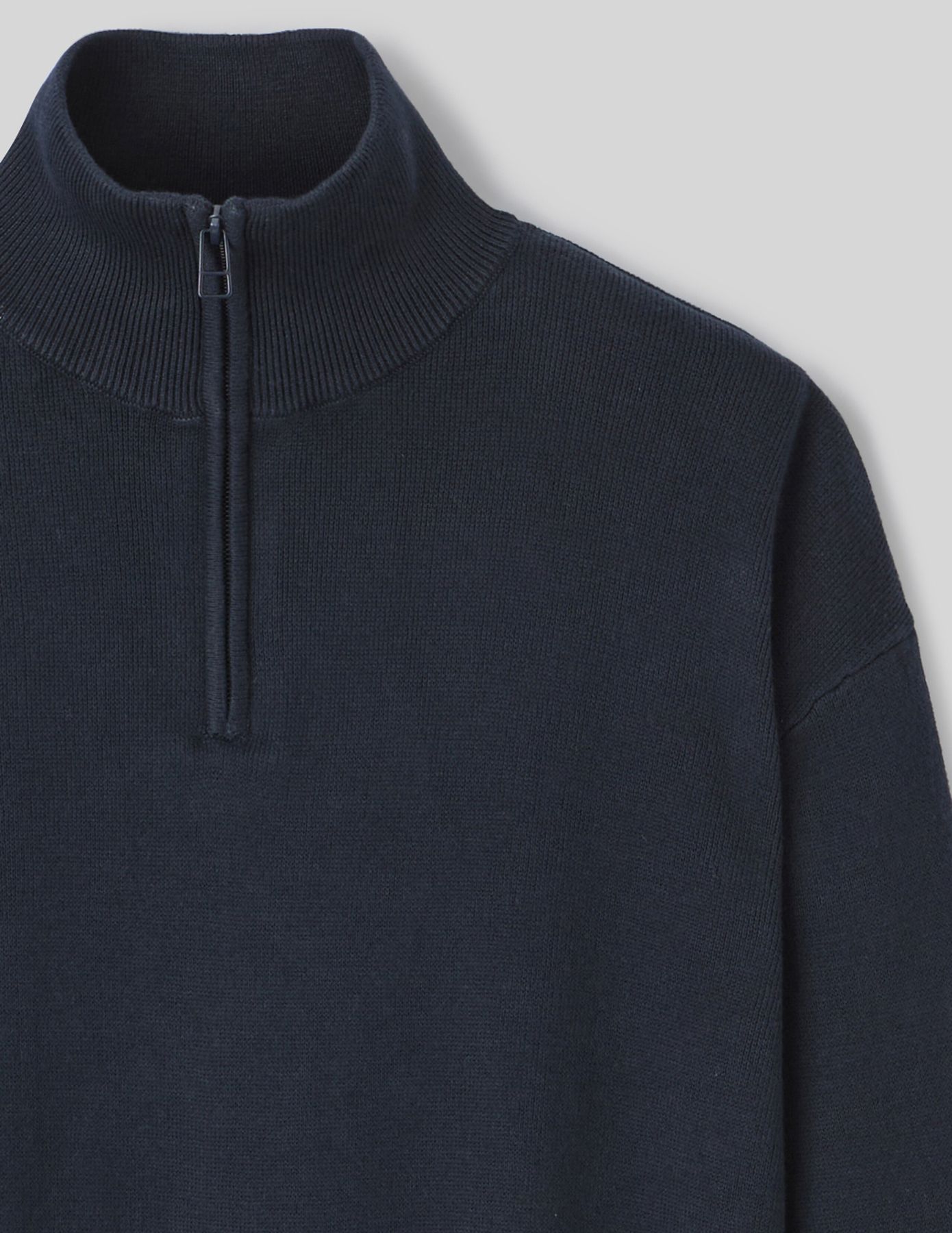 Pull col montant zippé
