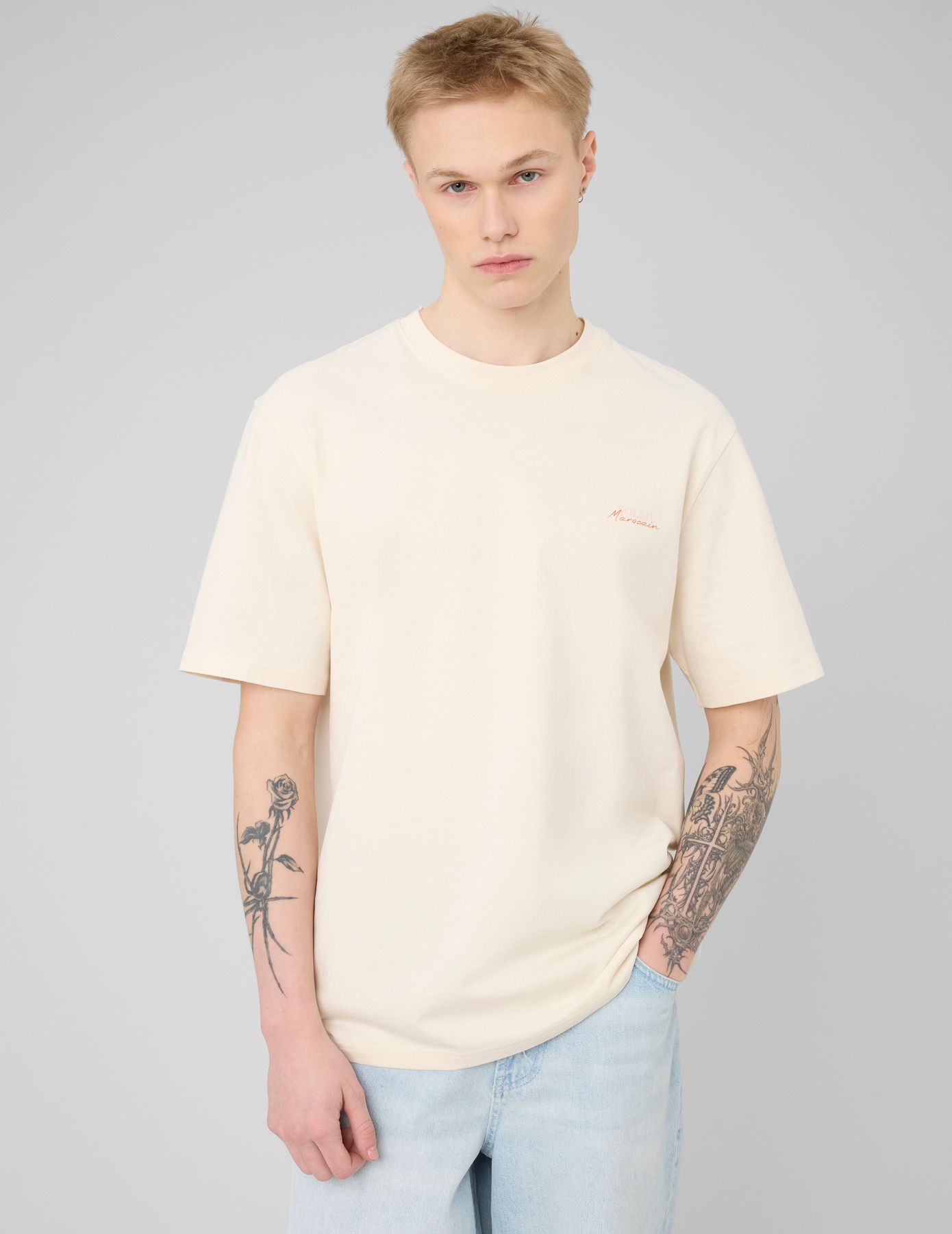 T-shirt imprim&eacute; devant/dos