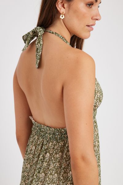 Robe longue imprimée