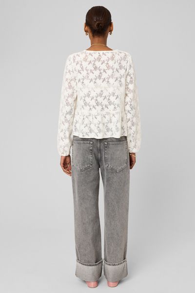 T-shirt en crochet &agrave; nouer