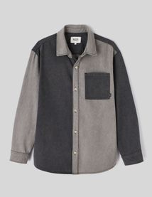 Surchemise en jean patch