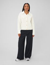 Pantalon balloon &agrave; rayures