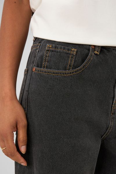 Jean baggy &agrave; revers