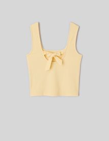 D&eacute;bardeur en maille c&ocirc;tel&eacute;e