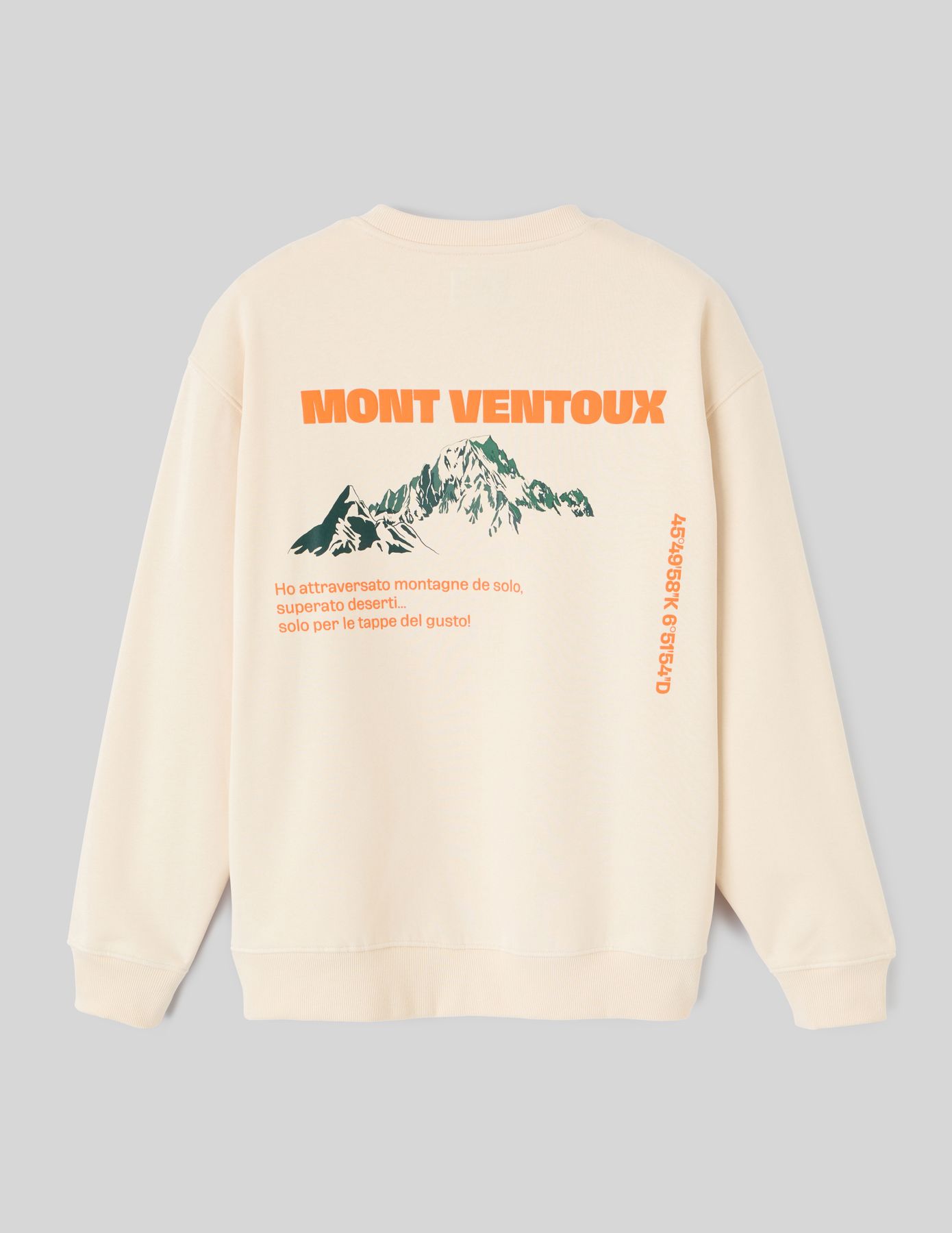 Sweat imprimé devant/dos