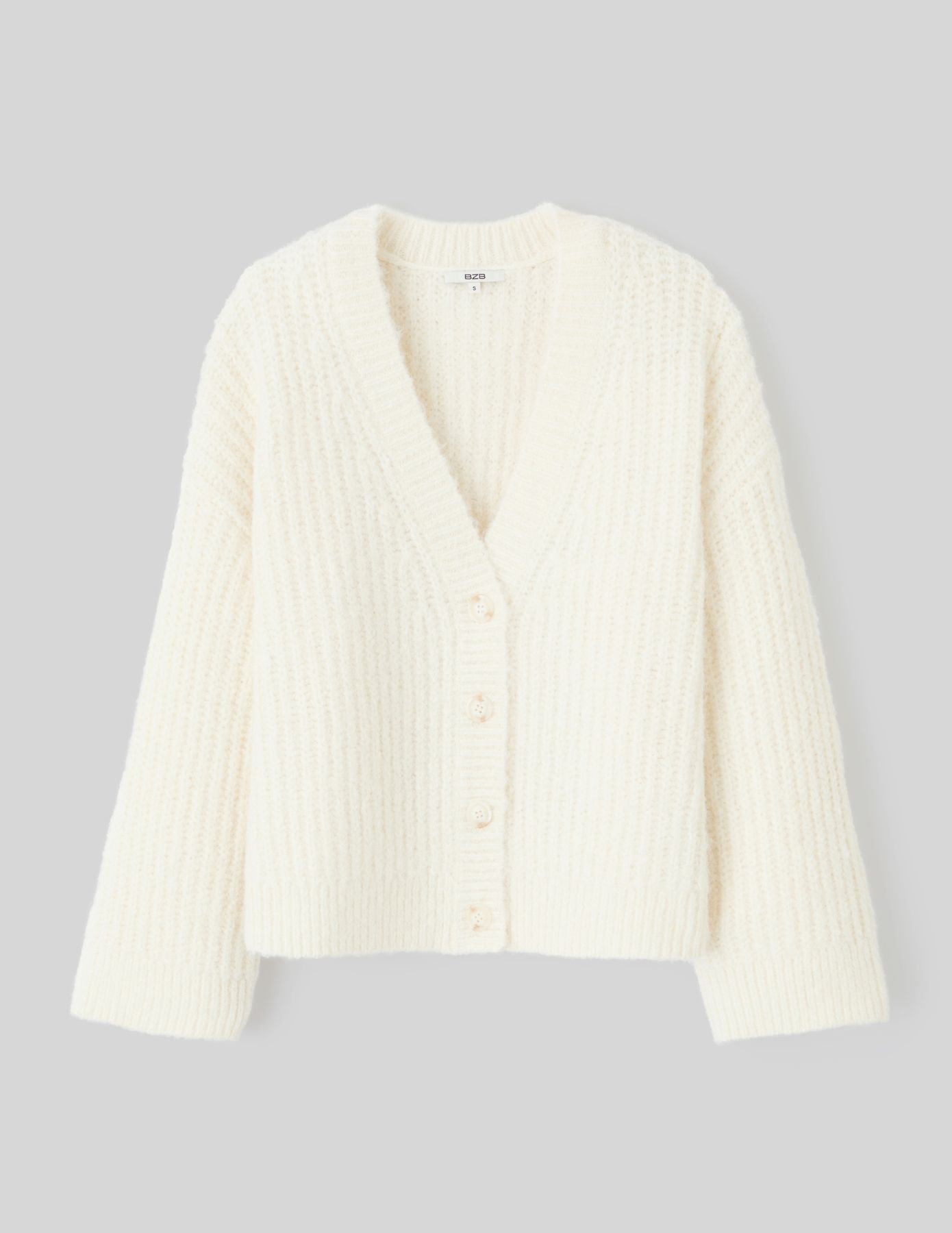 Gilet boutonné maille perlée