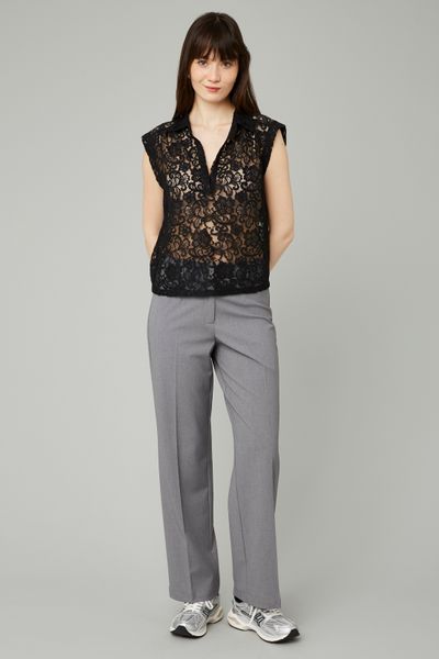 Pantalon tailleur droit