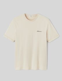 T-shirt broderie poitrine