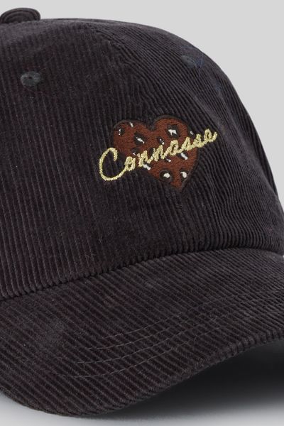 Casquette en velours c&ocirc;tel&eacute;