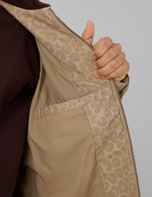 Veste zipp&eacute;e imprim&eacute;e