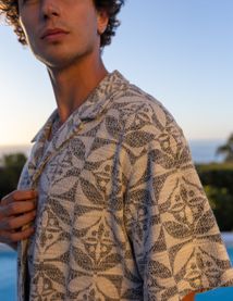 Chemisette en maille Jacquard