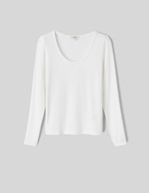 T-shirt fin manches longues