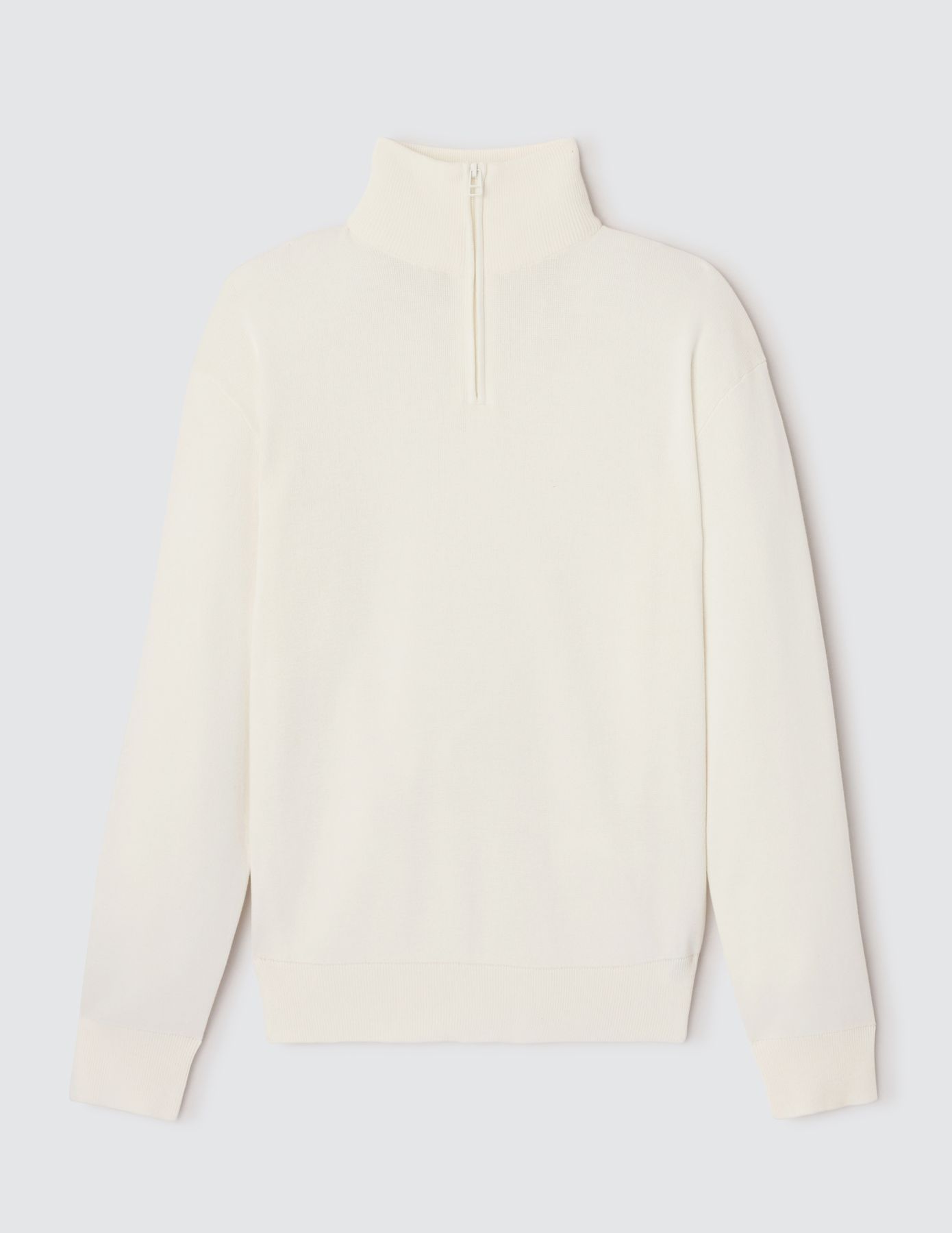 Pull col montant zippé