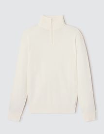 Pull col montant zippé