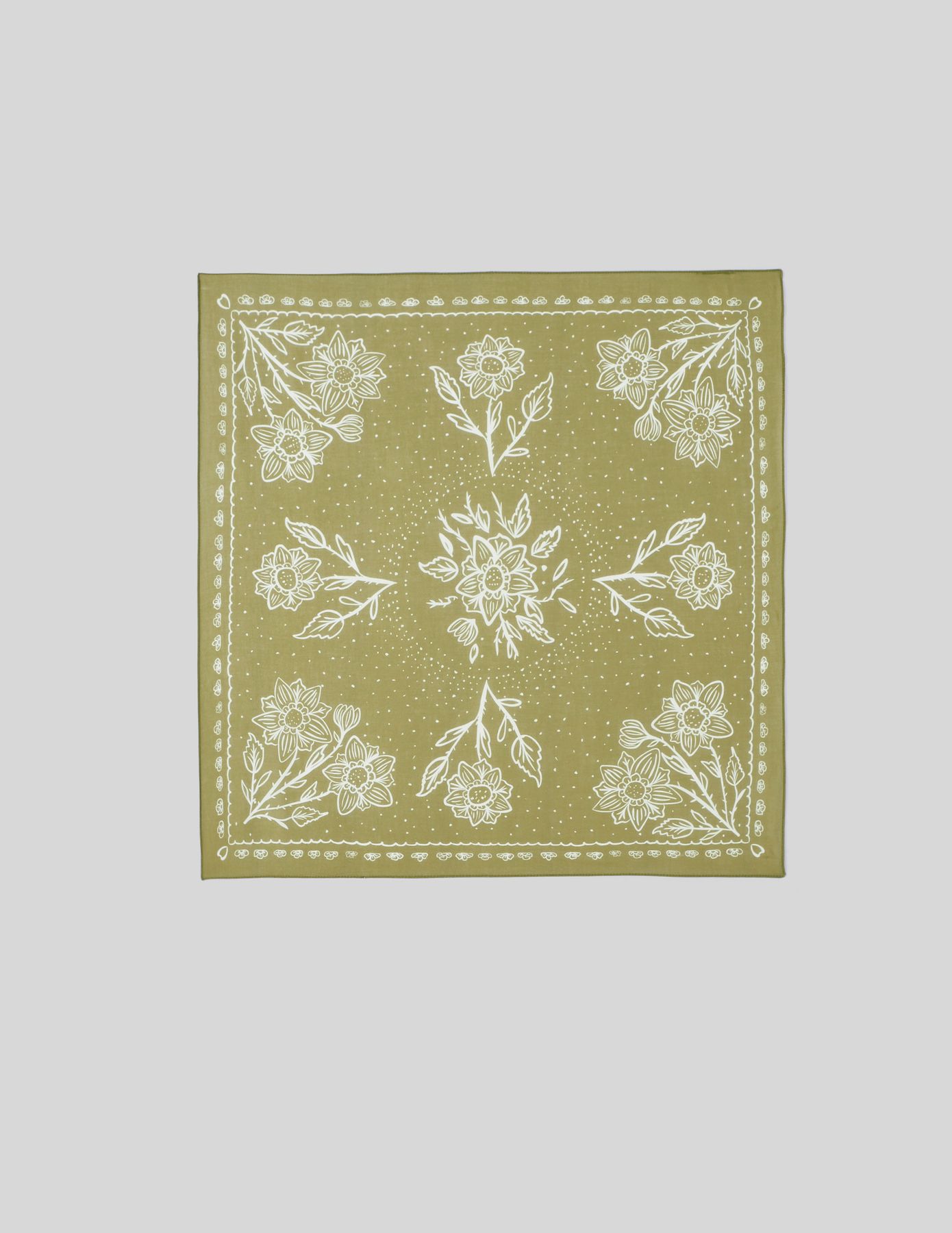 Foulard coton imprimé