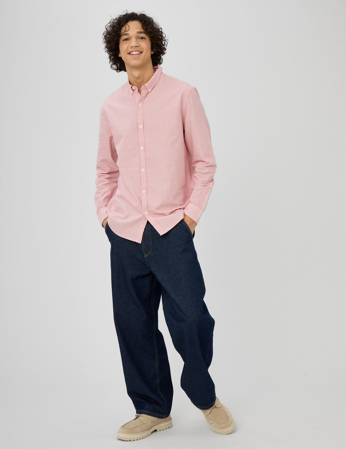 Chemise ray&eacute;e droite