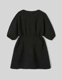 Robe courte textur&eacute;e