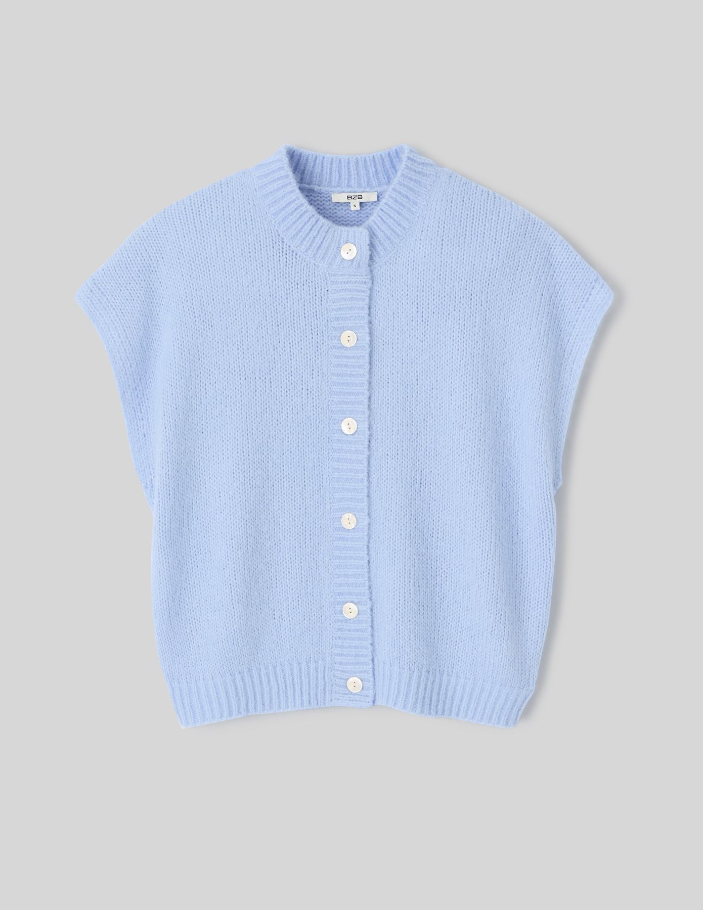 Gilet sans manches boutonné