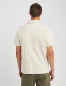 Polo maille fantaisie