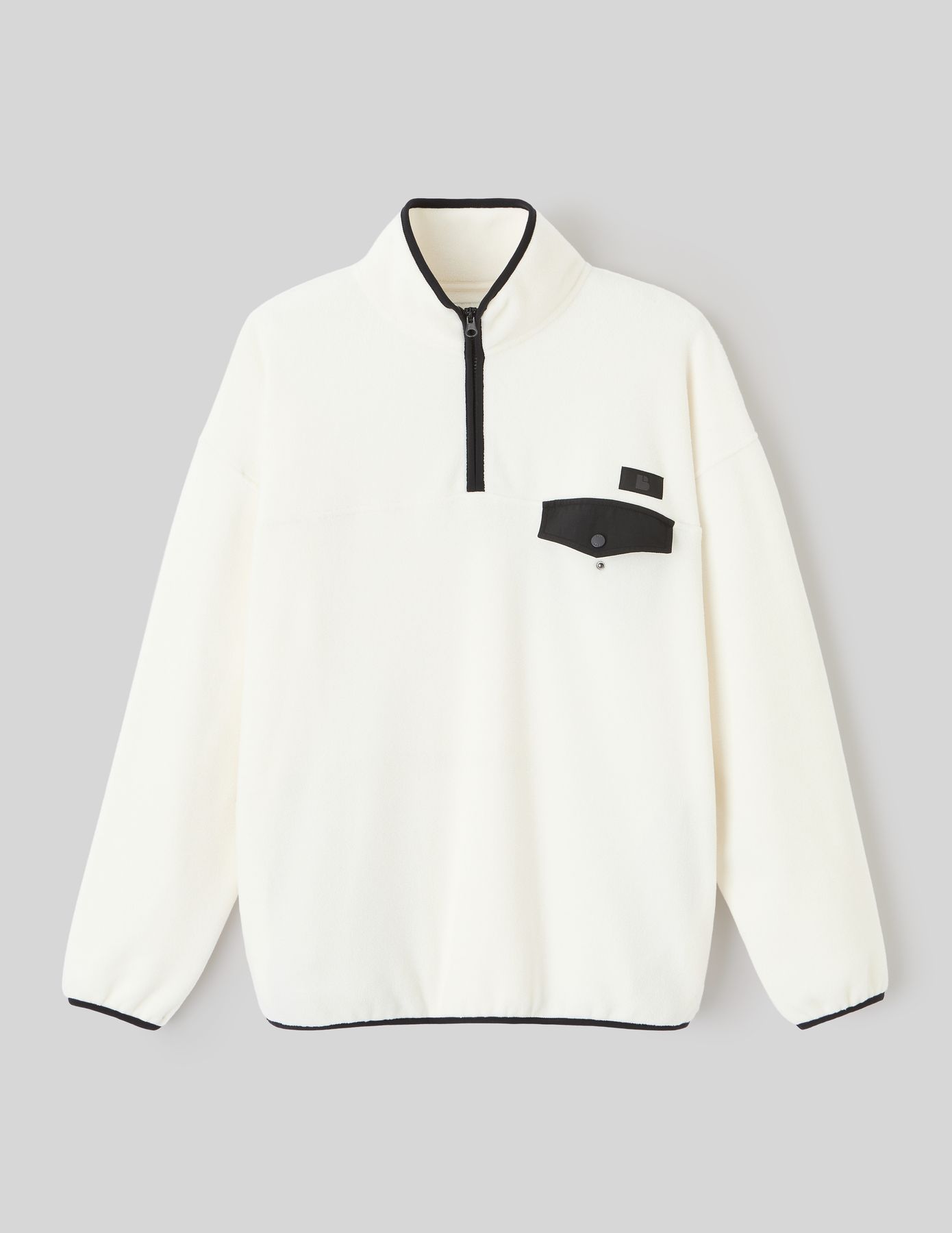 Polaire col montant zippé