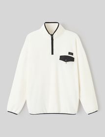 Polaire col montant zippé