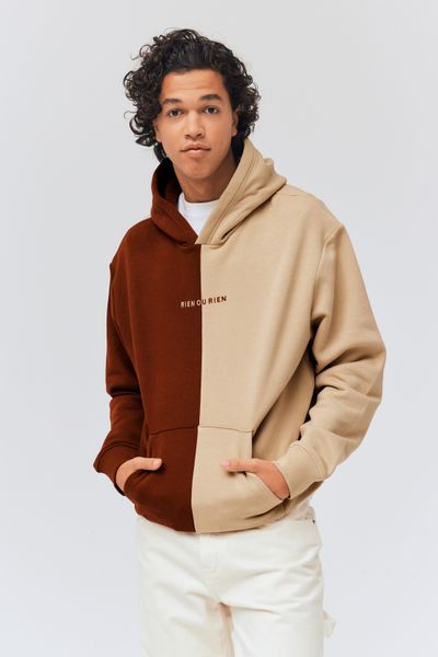 Sweat à capuche colorblock