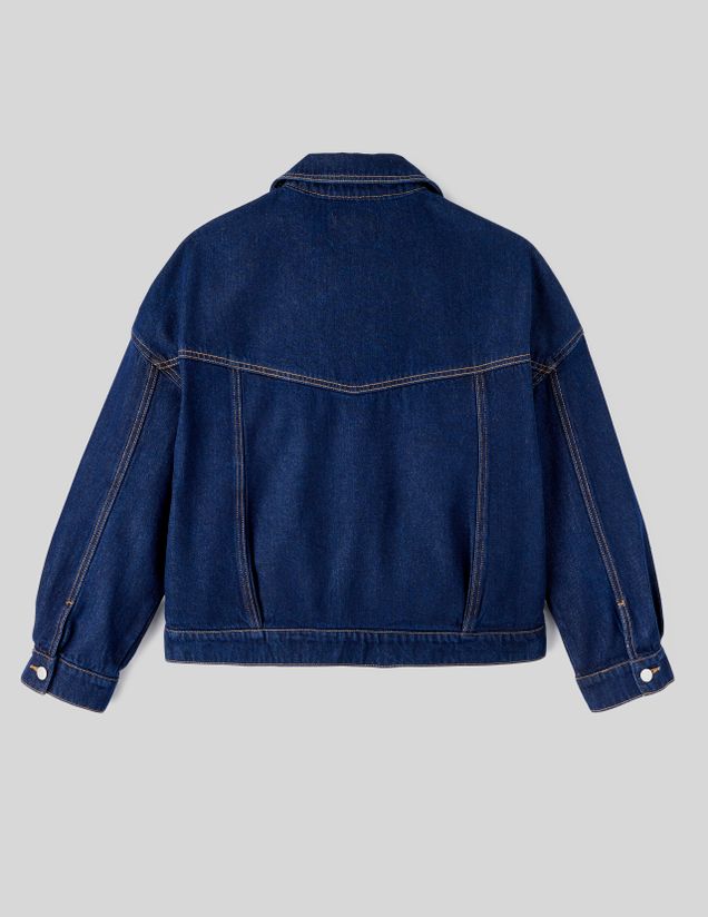Veste en jean brut