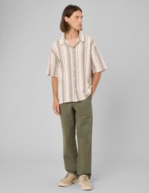Chemise manches courtes ray&eacute;e