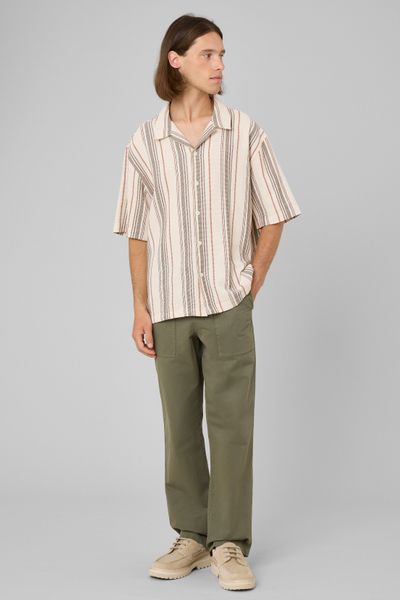 Chemise manches courtes ray&eacute;e