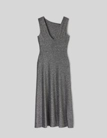 Robe en maille à paillettes