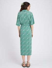 Robe longue imprimée