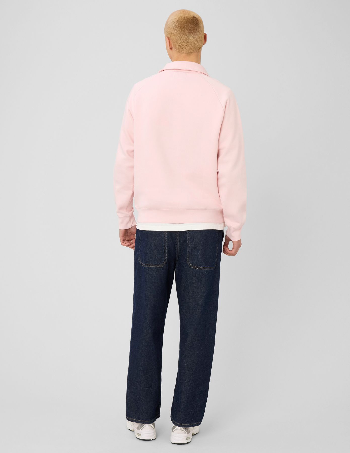 Sweat col polo zipp&eacute;