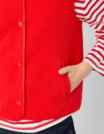 Veste sans manches sherpa