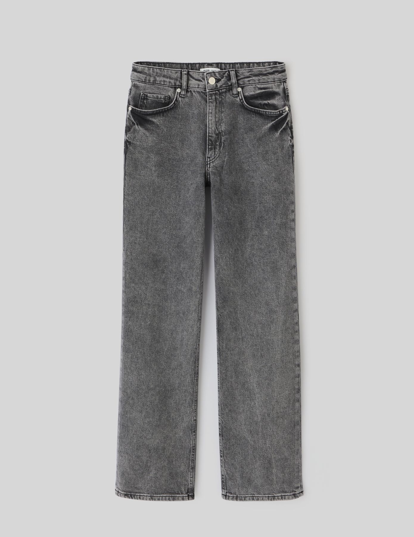 Jean straight taille haute