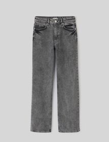 Jean straight taille haute