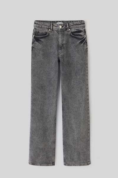 Jean straight taille haute