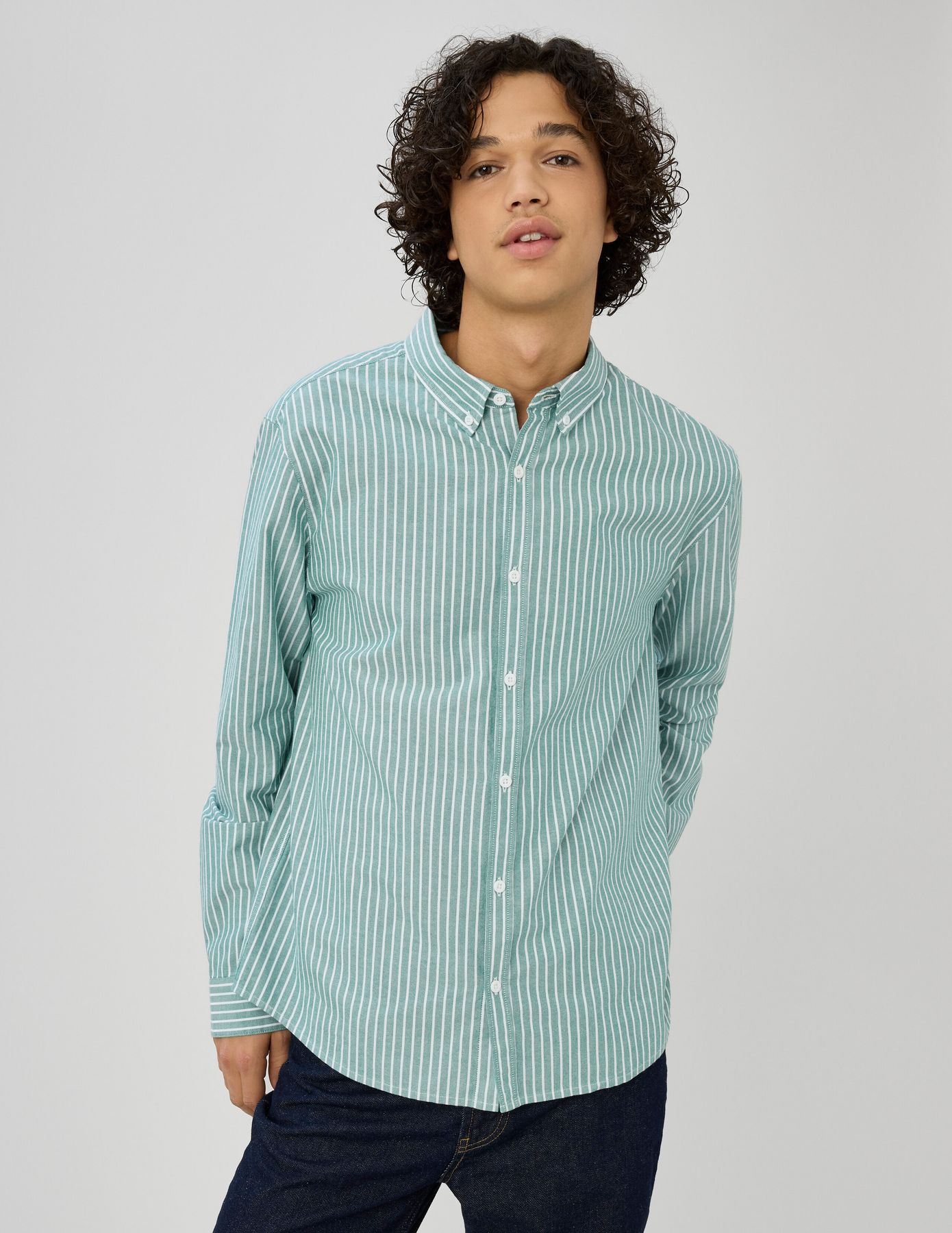 Chemise oxford ray&eacute;e