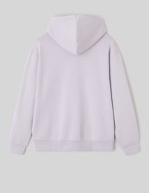 Sweat à capuche message brodé