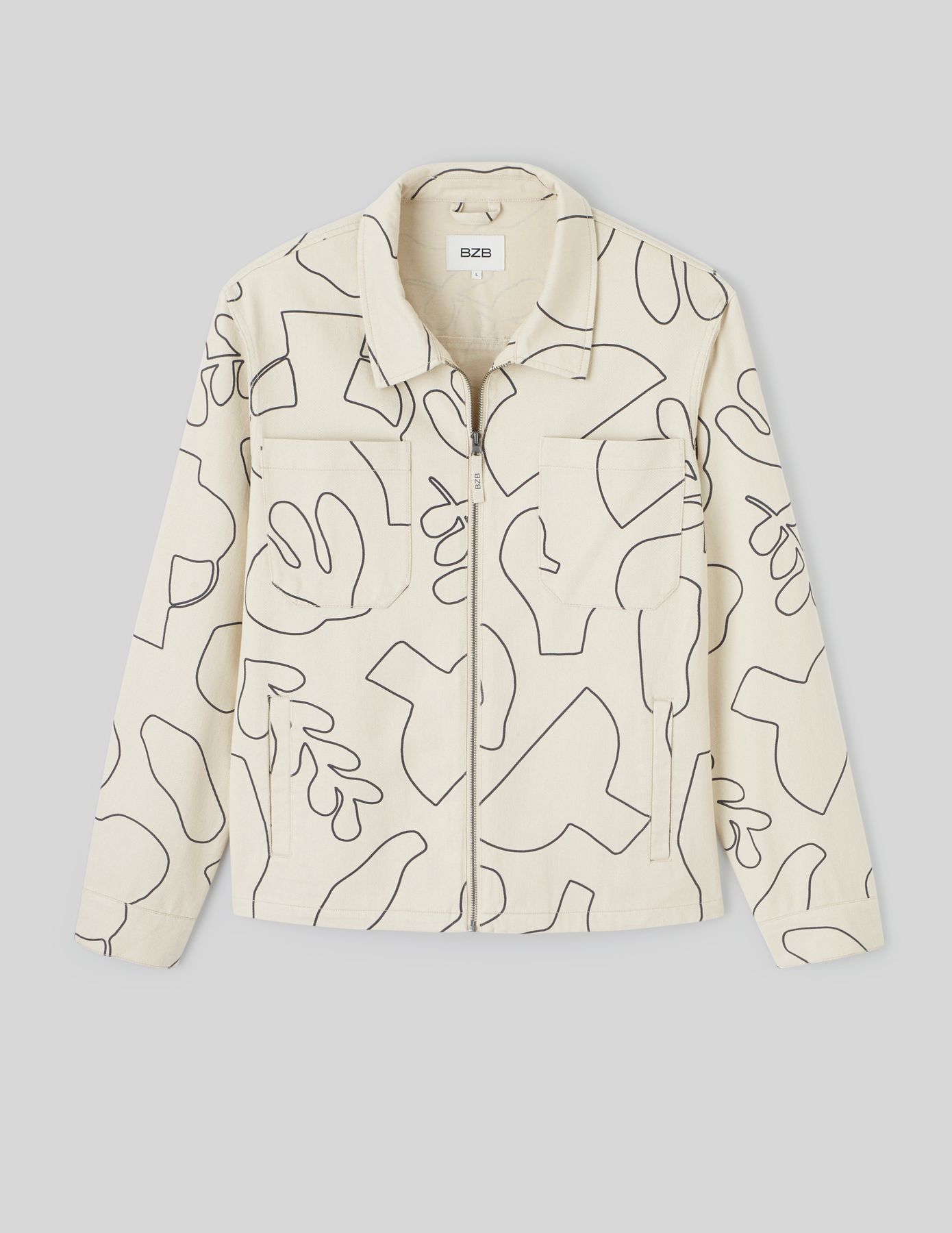 Veste imprimée zippée