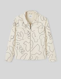 Veste imprimée zippée