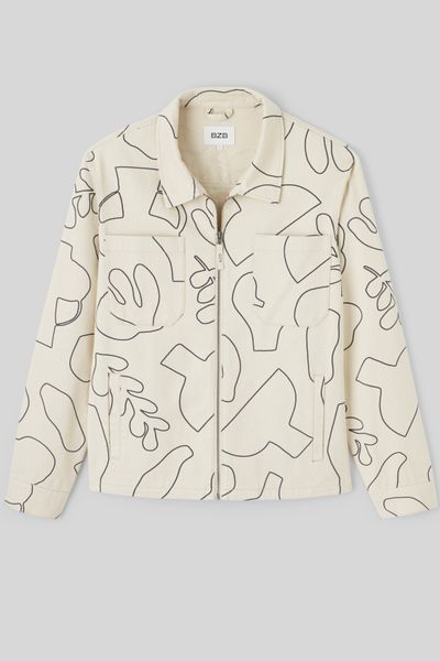 Veste imprimée zippée