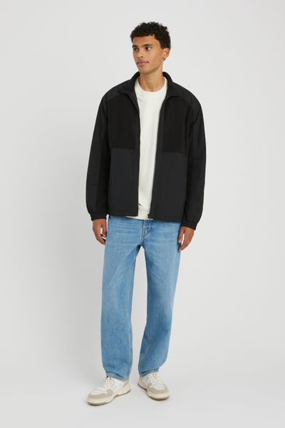 Veste zippée bi matière