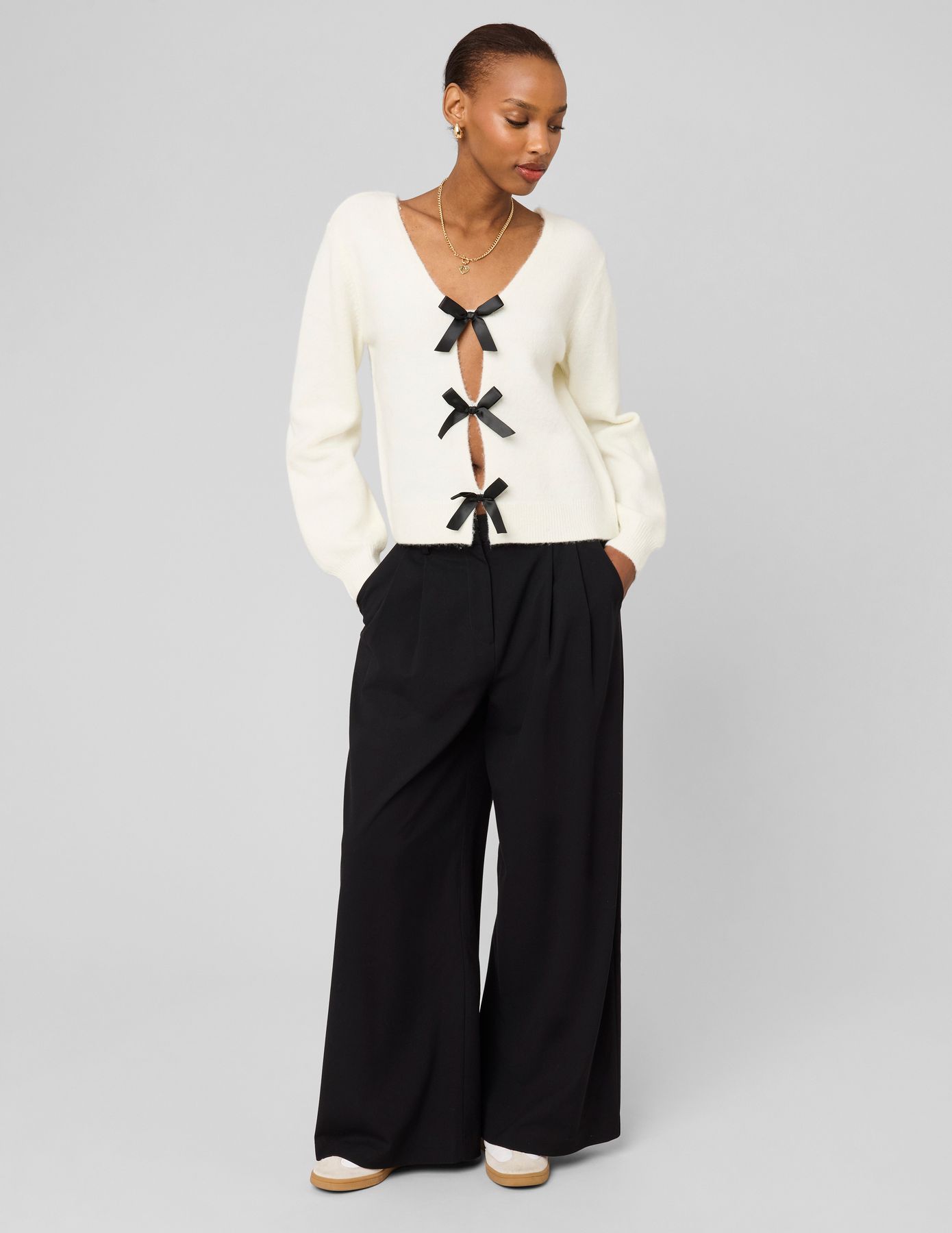 Gilet &agrave; n&oelig;uds