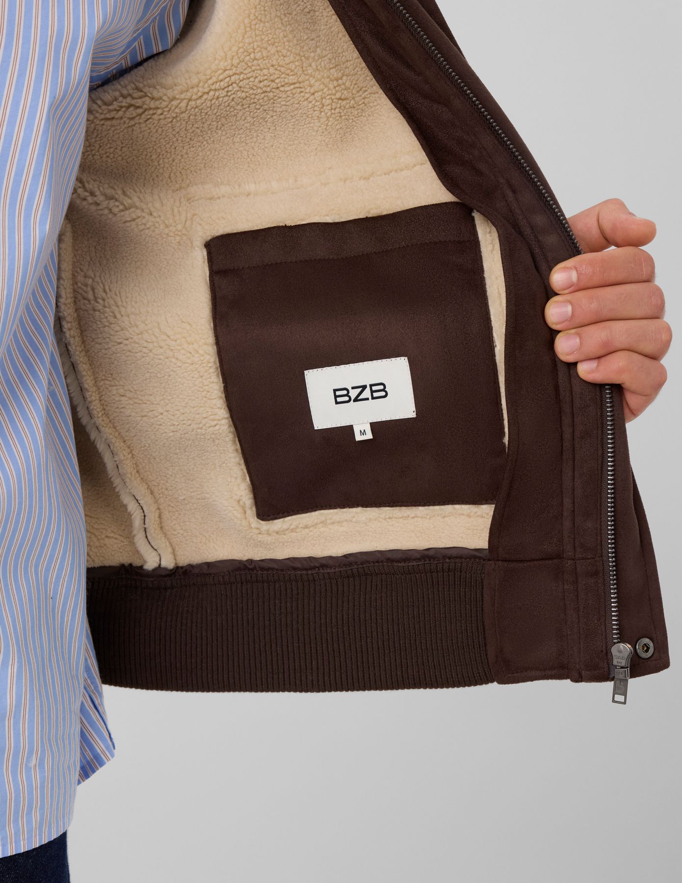 Blouson aviateur zipp&eacute;